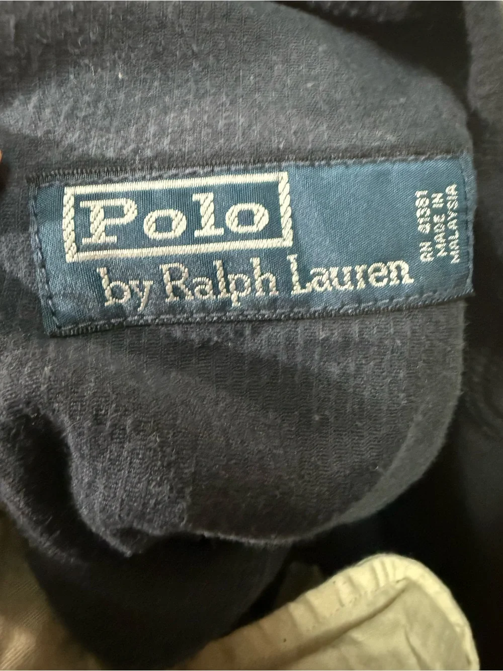 Polo Ralph Lauren Corduroy Pants Mens 36x32 Navy Blue Straight Leg Stretch‎